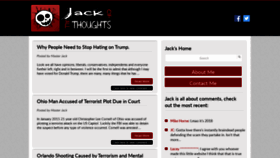 What Jackofallthoughts.com website looked like in 2019 (4 years ago)