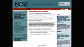 What Judicialselection.us website looked like in 2019 (4 years ago)
