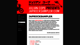 What Japrocksampler.com website looked like in 2019 (4 years ago)