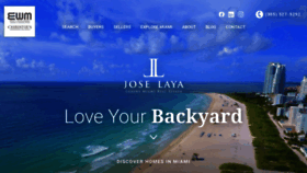 What Joselayare.com website looked like in 2019 (4 years ago)