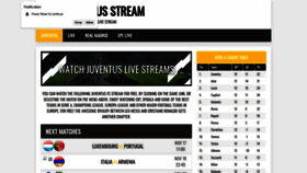 What Juventusstream.com website looked like in 2019 (4 years ago)