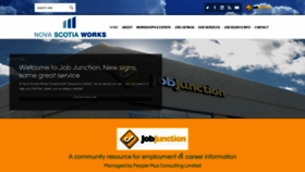 What Jobjunction.ca website looked like in 2019 (4 years ago)