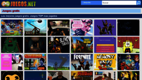 What Juegos.net website looked like in 2019 (6 years ago)