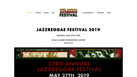What Jazzreggaefest.com website looked like in 2019 (4 years ago)
