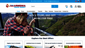 What Janarmenia.com website looked like in 2019 (4 years ago)