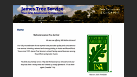 What Jamestreeservicetx.com website looked like in 2019 (4 years ago)
