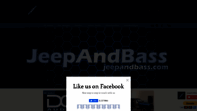 What Jeepandbass.com website looked like in 2019 (4 years ago)