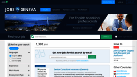 What Jobsingeneva.com website looked like in 2019 (4 years ago)
