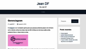 What Jeandf.org website looked like in 2019 (4 years ago)