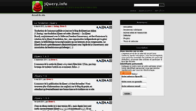 What Jquery.info website looked like in 2019 (4 years ago)