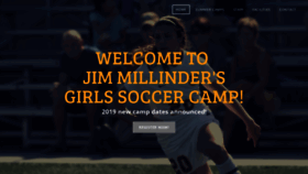 What Jimmillindersusfgirlssoccercamp.com website looked like in 2019 (4 years ago)