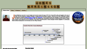 What Jonasmartinsson.50webs.com website looked like in 2019 (4 years ago)