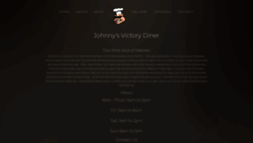 What Johnnysvictorydiner.com website looked like in 2019 (4 years ago)
