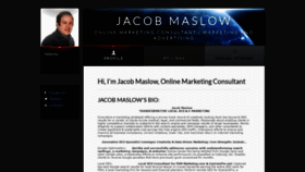 What Jacobmaslow.com website looked like in 2019 (4 years ago)