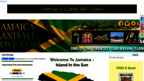 What Jamaica-land-we-love.com website looked like in 2019 (4 years ago)