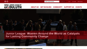 What Juniorleagueduluth.org website looked like in 2019 (4 years ago)