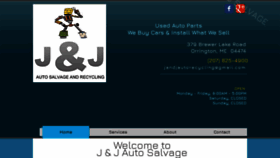 What Jandjautorecycling.com website looked like in 2019 (4 years ago)