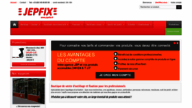 What Jepfix.fr website looked like in 2019 (4 years ago)