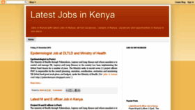 What Jobsinkenyan.blogspot.com website looked like in 2019 (4 years ago)