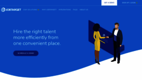What Jobtargetoneclick.com website looked like in 2019 (4 years ago)