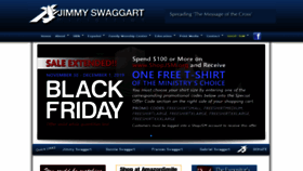 What Jimmyswaggart.com website looked like in 2019 (4 years ago)