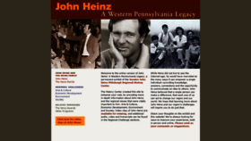 What Johnheinzlegacy.org website looked like in 2019 (4 years ago)
