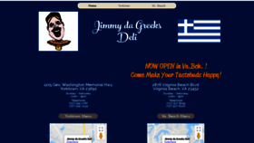 What Jimmydagreeks.com website looked like in 2019 (4 years ago)