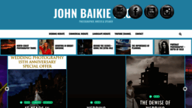 What Johnbaikiephotography.com website looked like in 2019 (4 years ago)