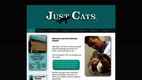 What Justcatsonline.com website looked like in 2019 (4 years ago)