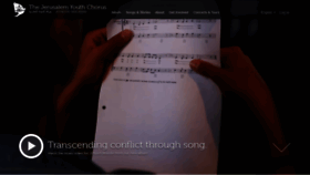 What Jerusalemyouthchorus.org website looked like in 2019 (5 years ago)