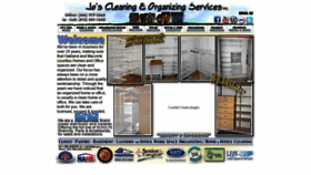 What Josorganizing.com website looked like in 2019 (4 years ago)