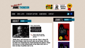 What Jamiethomson.com website looked like in 2019 (4 years ago)