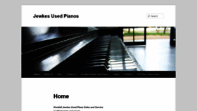What Jewkesusedpianos.com website looked like in 2019 (4 years ago)