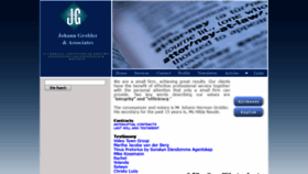 What Jglaw.co.za website looked like in 2019 (4 years ago)