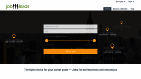 What Jobleads.ca website looked like in 2019 (4 years ago)