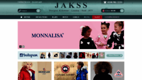 What Jakss.co.uk website looked like in 2019 (4 years ago)
