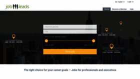 What Jobleads.co.uk website looked like in 2019 (4 years ago)