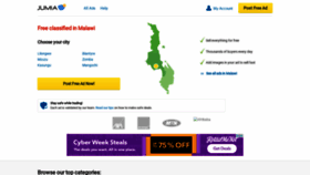What Jumia.mw website looked like in 2019 (6 years ago)
