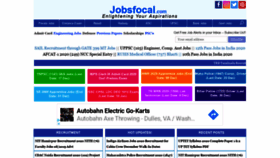 What Jobsfocal.com website looked like in 2019 (4 years ago)