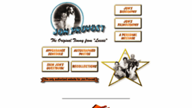 What Jonprovost.com website looked like in 2019 (4 years ago)