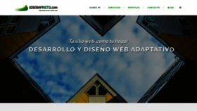 What Josebaprieto.com website looked like in 2019 (4 years ago)