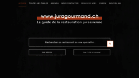 What Juragourmand.ch website looked like in 2019 (4 years ago)