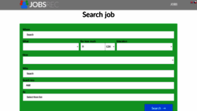 What Jobsrec.com website looked like in 2019 (4 years ago)