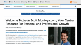 What Jasonscottmontoya.com website looked like in 2019 (4 years ago)