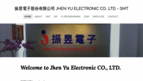 What Jhenyu.com website looked like in 2019 (4 years ago)