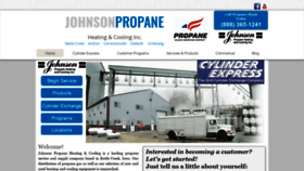 What Johnsonpropane.net website looked like in 2019 (4 years ago)