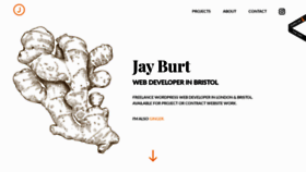 What Jburt.co.uk website looked like in 2019 (4 years ago)