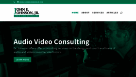 What Johnejohnsonjr.com website looked like in 2019 (4 years ago)