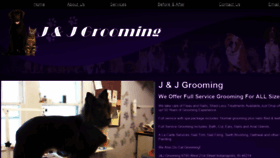 What Jandjgrooming.com website looked like in 2019 (4 years ago)
