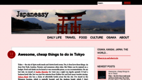 What Japaneasyblog.com website looked like in 2019 (4 years ago)